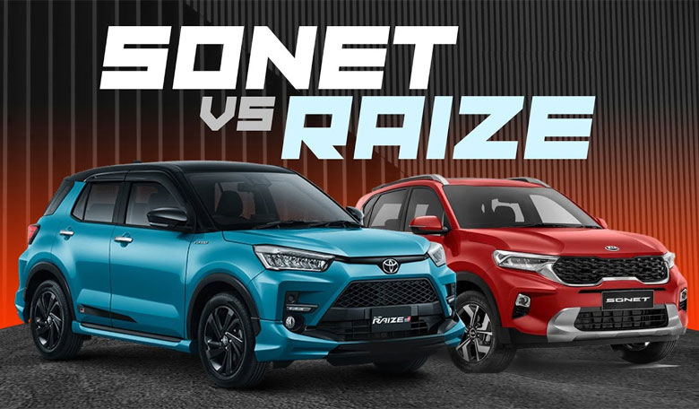 So sánh Toyota Raize và Kia Sonet