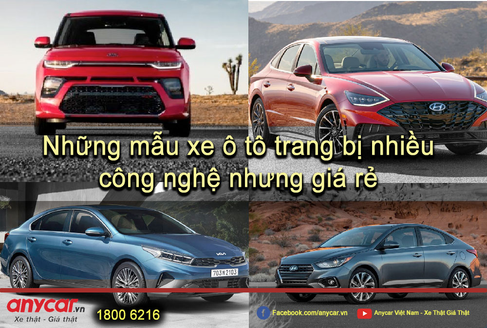 Những mẫu xe ô tô trang bị nhiều công nghệ nhưng giá rẻ