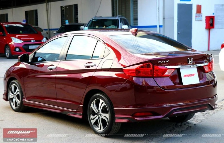 Chiều dài cơ sở của xe Honda City 2016 đạt 2.600 mm