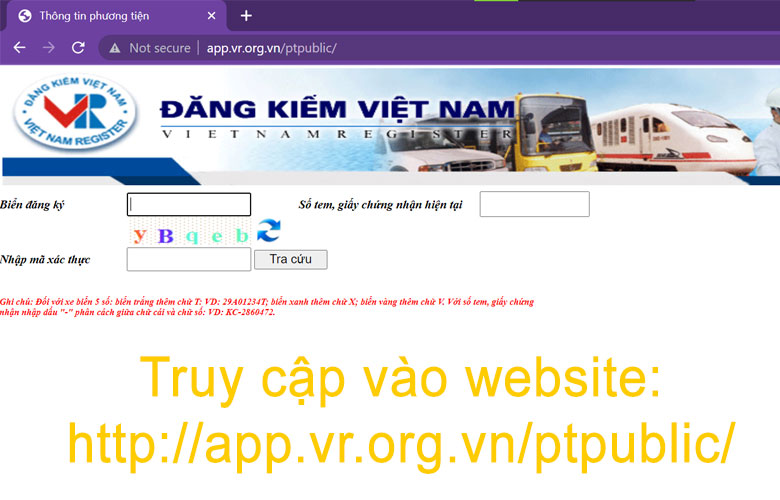 Cách tra cứu thông tin đăng kiểm
