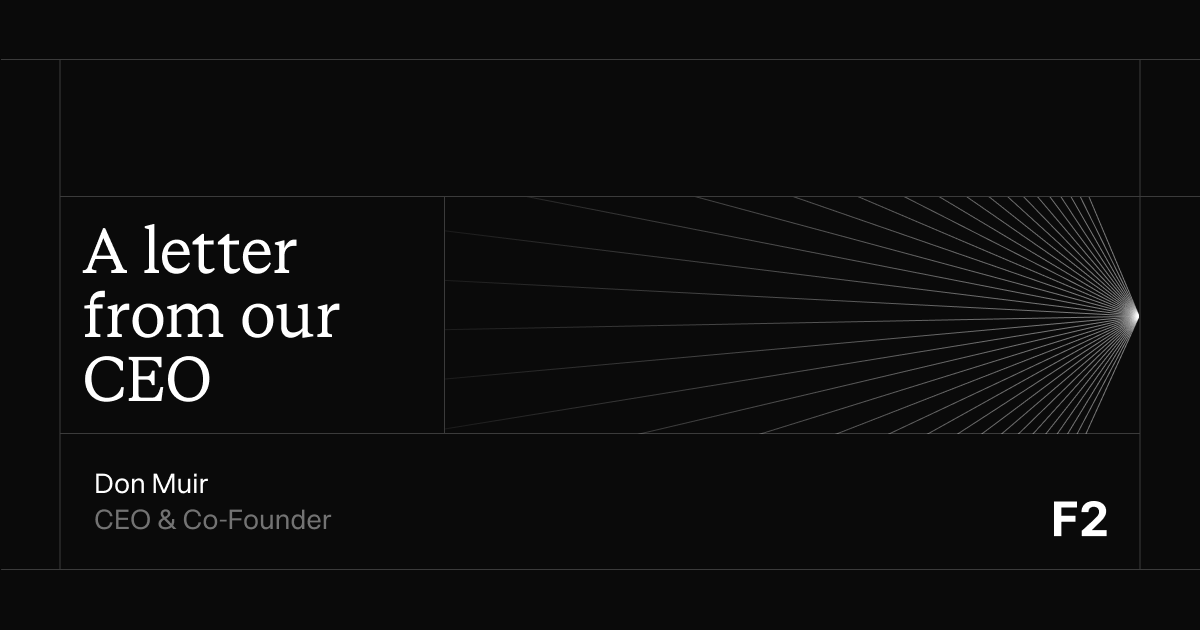 Illustrative design titled: A letter from our CEO