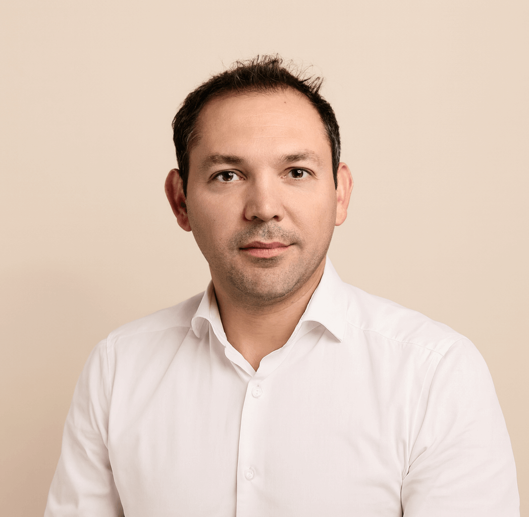 Headshot of Emre Kazdagli, CTO of F2