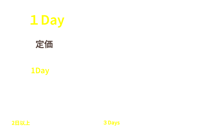 1Day パッケージプラン