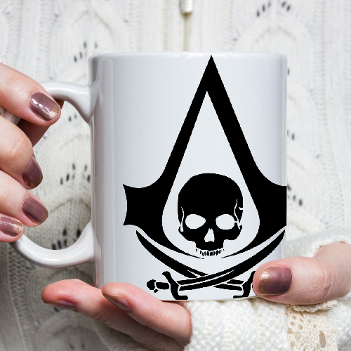 Чашки Assassin's Creed Pirate black