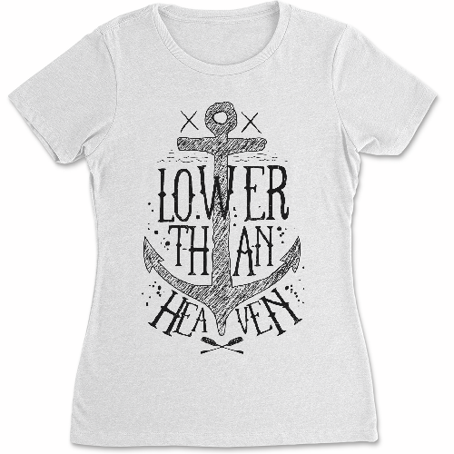 Женская футболка Lower Than Heaven