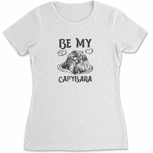 Женская футболка Be my Capybara