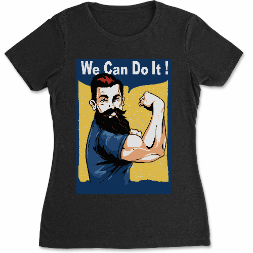 Женская футболка We can do it