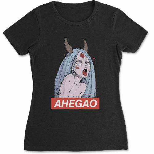 Женская футболка Ahegao Kaguya