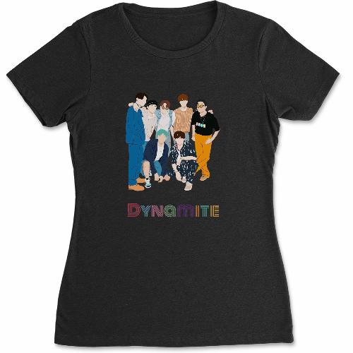 Женская футболка BTS Dynamite