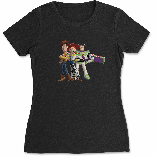 Женская футболка Toy Story Woody, Buzz and Jessie