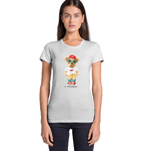 Женская футболка Ведмедик - Модник