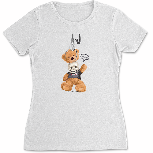 Женская футболка Ведмедик - Сюрприз