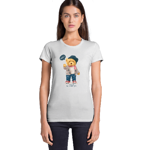 Женская футболка Ведмедик - Знайомство