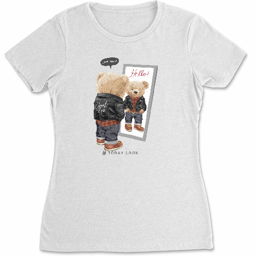 Женская футболка Ведмедик - Гарний вигляд