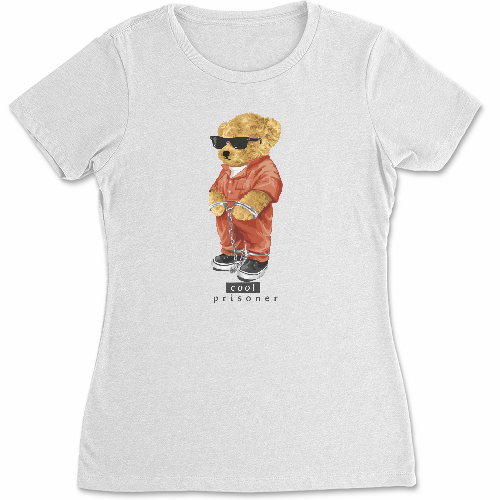 Женская футболка Ведмедик - Небезпечний