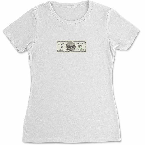 Женская футболка 100 доларів з ведмедем