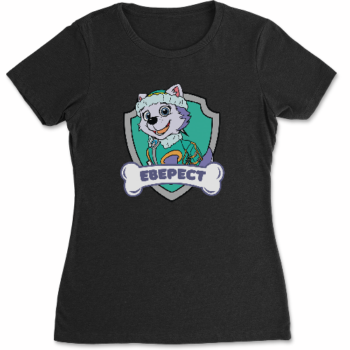 Женская футболка Щенячий патруль Еверест