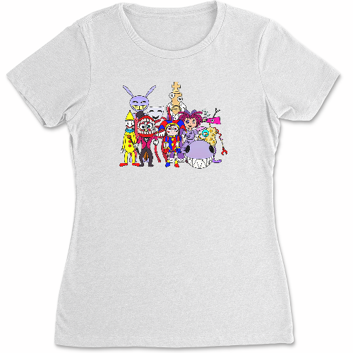 Женская футболка Цифровий цирк