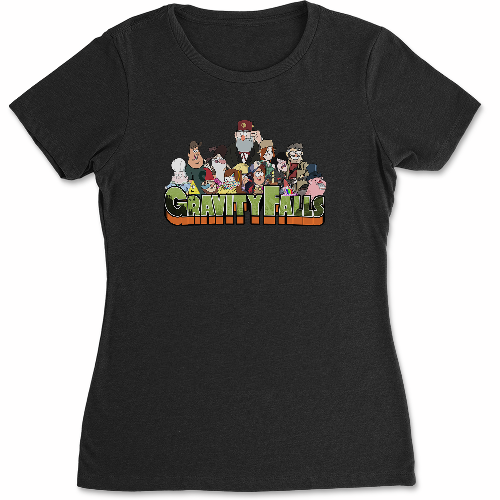 Женская футболка Долина Ґравіті Фолз