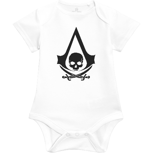 Детские Бодики Assassin's Creed Pirate black