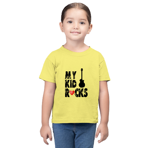 Дитяча футболка для дівчаток my kid rocs