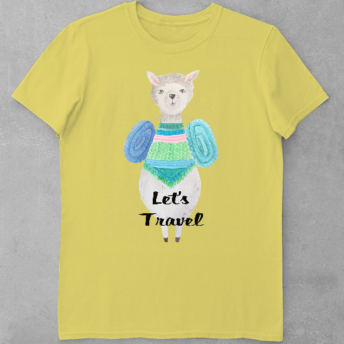 Дитяча футболка для дівчаток let's travel