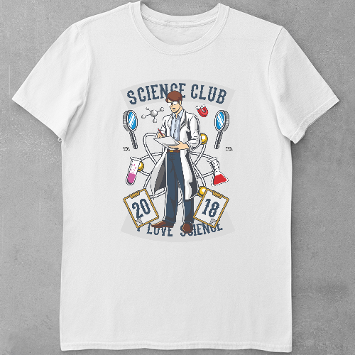 Дитяча футболка для дівчаток Science Club