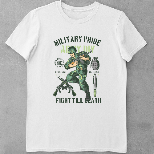 Дитяча футболка для дівчаток Military Pride