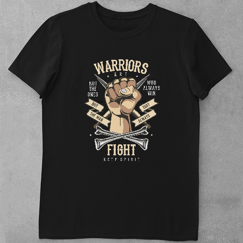 Дитяча футболка для дівчаток Warriors Fist