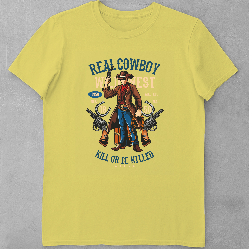 Дитяча футболка для дівчаток Real Cowboy