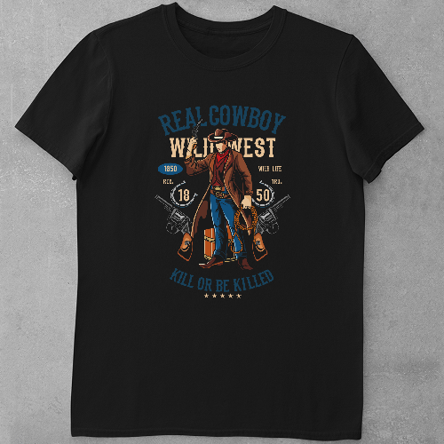 Дитяча футболка для дівчаток Real Cowboy