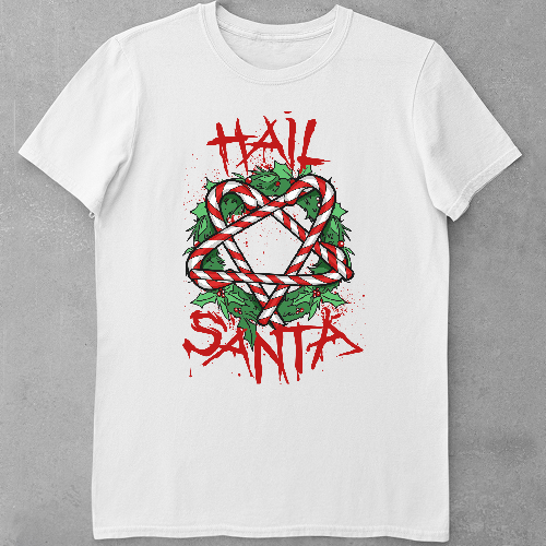 Дитяча футболка для дівчаток Hail Santa