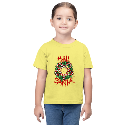 Дитяча футболка для дівчаток Hail Santa