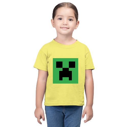 Дитяча футболка для дівчаток Minecraft Creeper Face