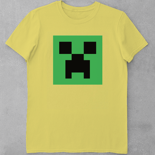 Дитяча футболка для дівчаток Minecraft Creeper Face