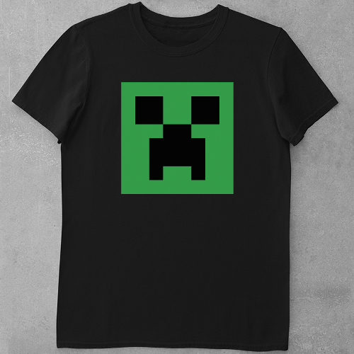 Дитяча футболка для дівчаток Minecraft Creeper Face