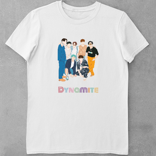 Дитяча футболка для дівчаток BTS Dynamite