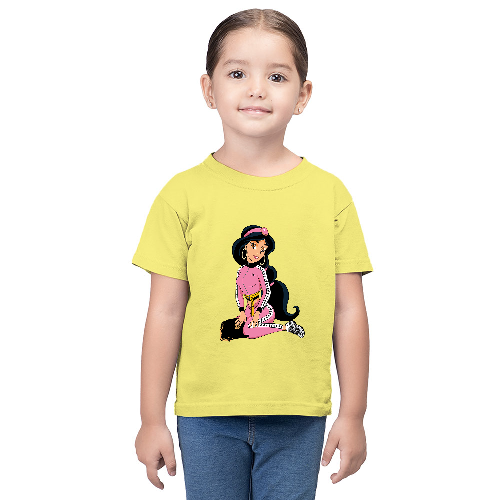 Дитяча футболка для дівчаток модная принцесса Жасмин