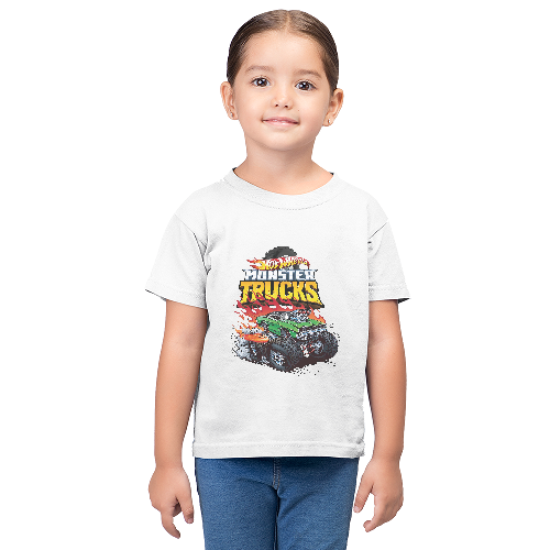 Дитяча футболка для дівчаток Hot Wheels Monster Trucks