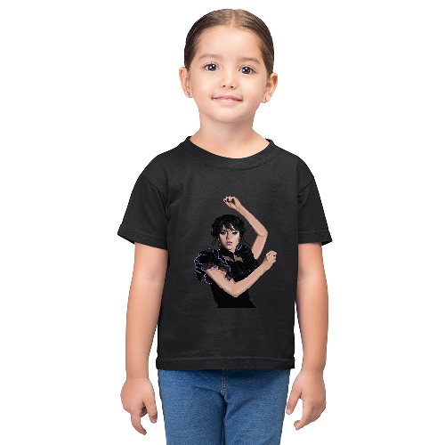 Дитяча футболка для дівчаток Wednesday Dance Танец Венсдей
