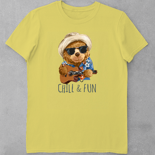 Дитяча футболка для дівчаток Ведмедик - Веселі розваги