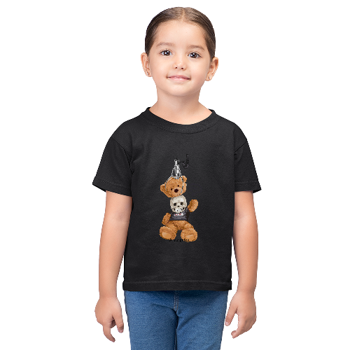 Дитяча футболка для дівчаток Ведмедик - Сюрприз