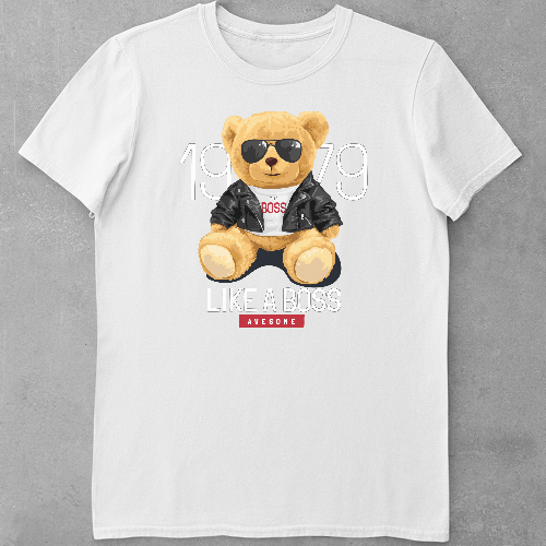 Дитяча футболка для дівчаток Ведмедик - Like a Boss