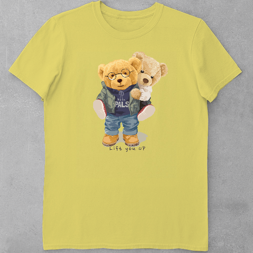 Дитяча футболка для дівчаток Ведмедик - Пара
