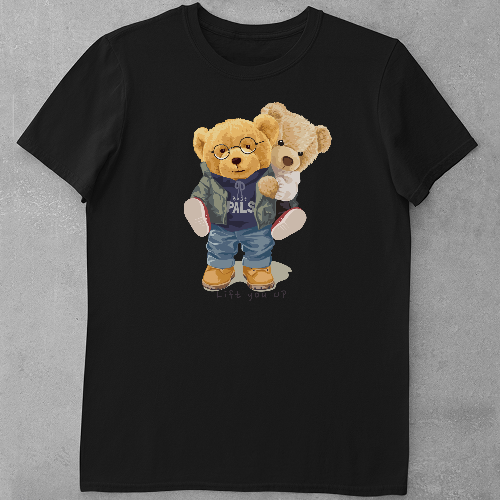 Дитяча футболка для дівчаток Ведмедик - Пара