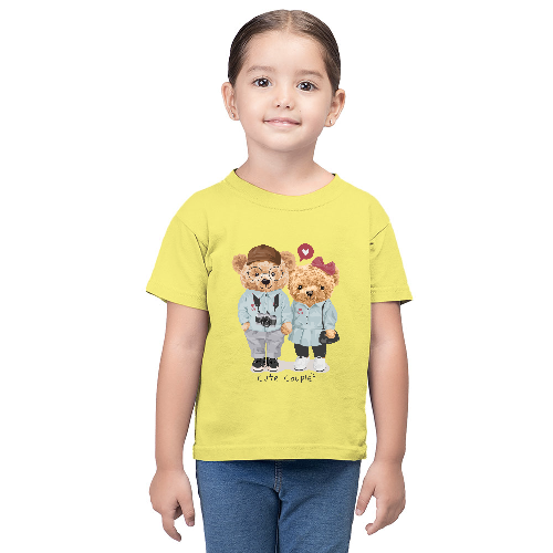 Дитяча футболка для дівчаток Ведмедик - Гарна пара