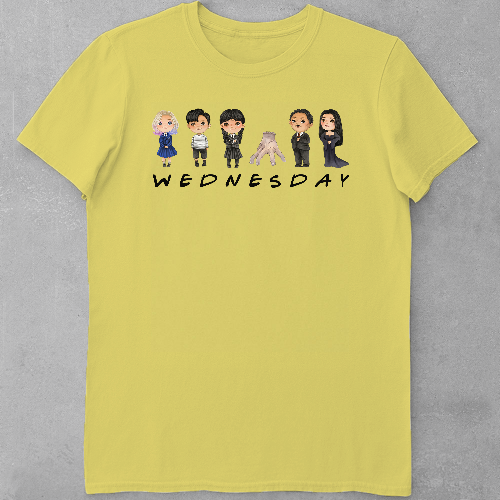 Дитяча футболка для дівчаток друзі Венсдей