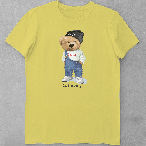 Дитяча футболка для дівчаток Ведмедик - Підліток