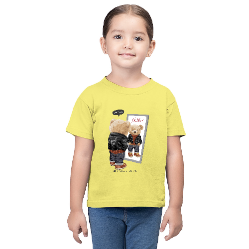 Дитяча футболка для дівчаток Ведмедик - Гарний вигляд