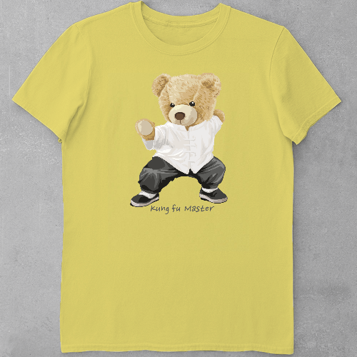 Дитяча футболка для дівчаток Ведмедик - Мастер кунг-фу